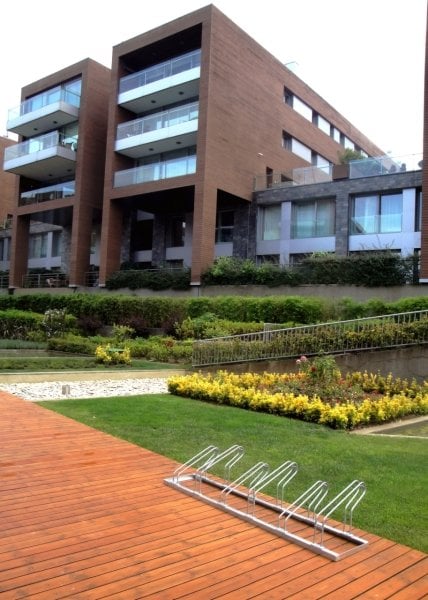 6'LI GÜÇLÜ GALVANİZLİ BİSİKLET PARKI