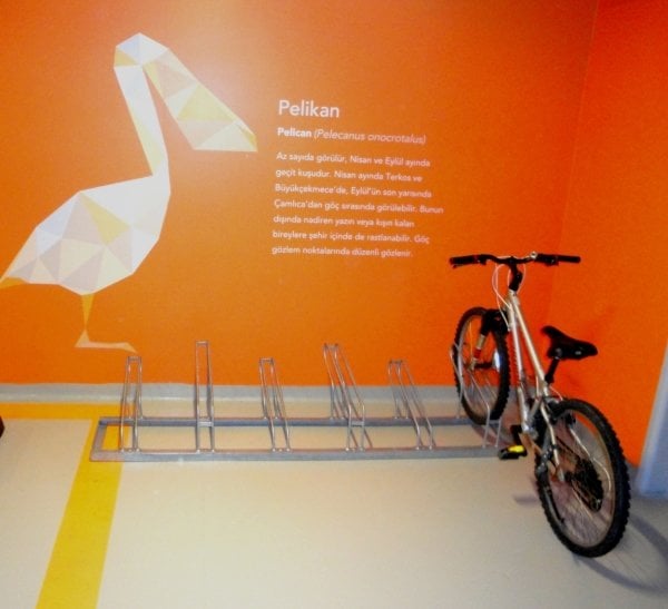 5'Lİ GÜÇLÜ GALVANİZLİ BİSİKLET PARKI