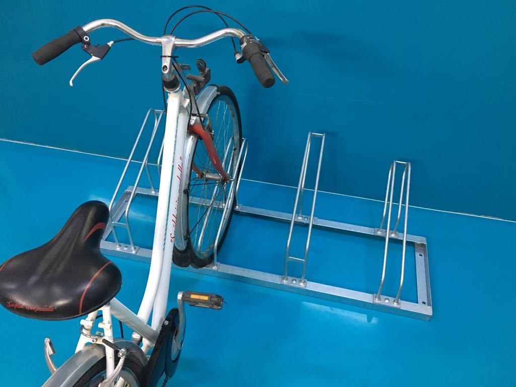 4'LÜ GÜÇLÜ GALVANİZLİ BİSİKLET PARKI