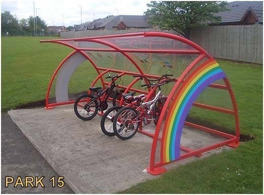 KAPALI BİSİKLET PARKI