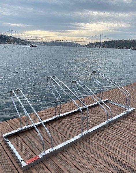 BİSİKLET PARK YERİ BİSİKLET PARK DEMİRİ 4LÜ EKO GALVANİZLİ BİSİKLET PARKI